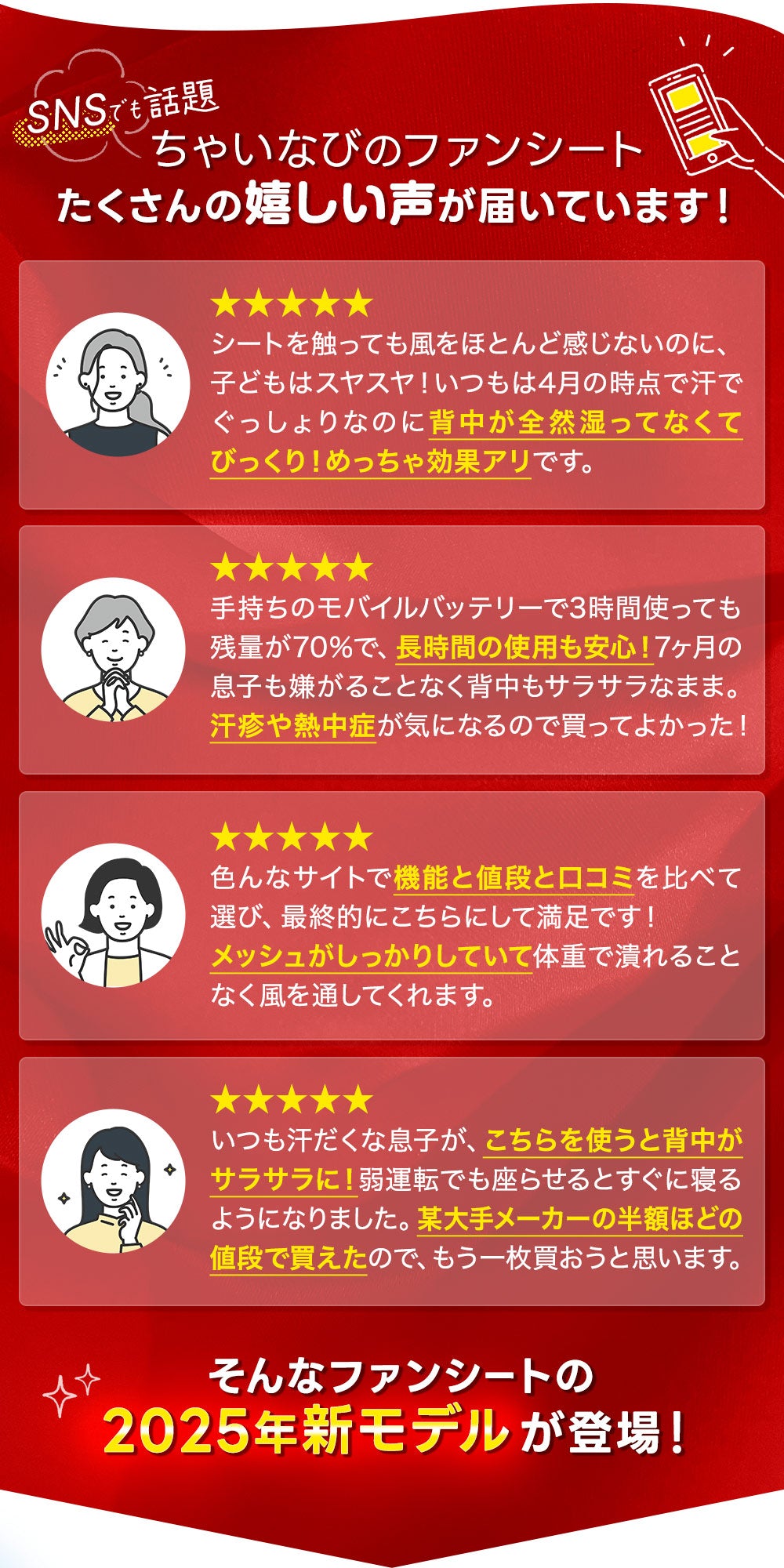 ちゃいなび 2025年最新モデル ファンシート イージーコンフィー