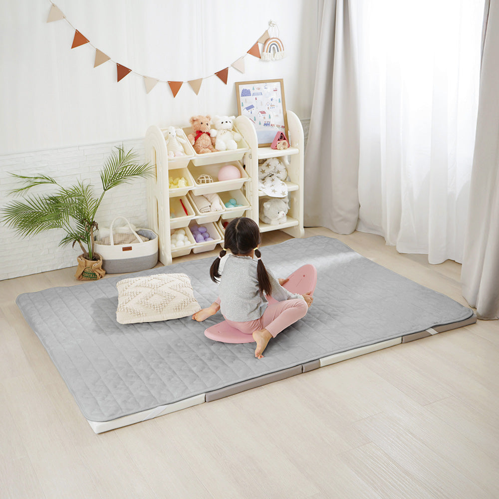 ちゃいなび　シームレスプレイマット　200×140cm　ホワイト×グレーMサイズ 0500-fcv_wb-m-c-lgy.jpg?v=