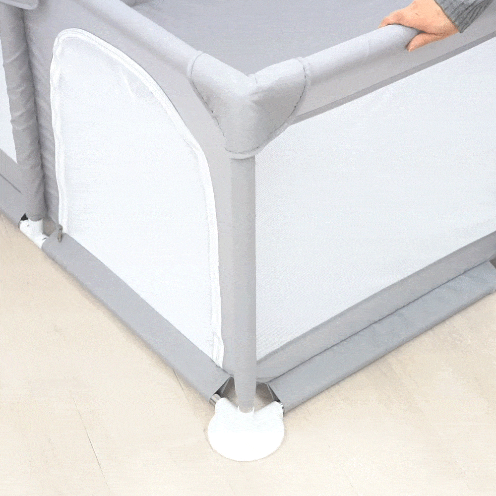 オムツプレイ gif ベビーサークル フェンス 正方形 120cm 滑り止め吸盤 メッシュタイプ 洗濯可能 省スペース コンパクト プレイヤード 軽量 – ちゃいなび Online Shop