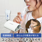 ■訳あり/箱潰れ・箱汚損品■ ちゃいなび コンプレッサー式ネブライザ SH-D1 据置型